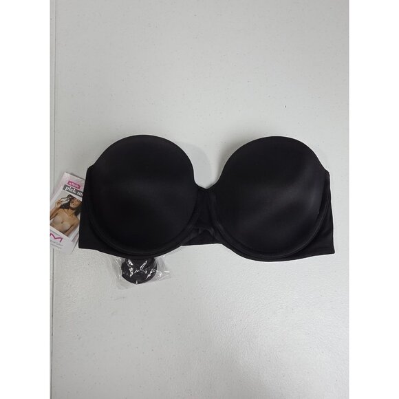 Maidenform Sweet Nothings Strapless Bra Womens 36D Stay Put Power Band Lift - Picture 1 of 11